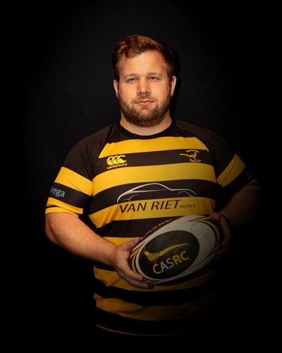 Speler Roy Schermer van Cas RC Ereklasse Heren